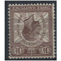 1929 SG436wi 1 1/2d Purple-Brown PUC Wmk Inverted Very Fine Used. ..