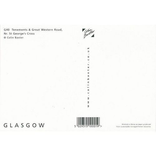 G40: Glasgow: Tenements & Great Western Road, Nr. St. George's Cross.