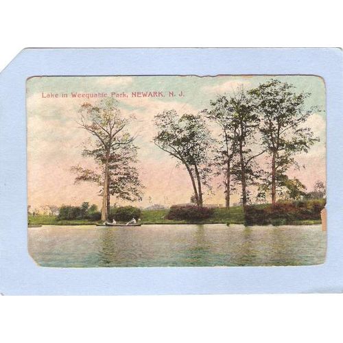New Jersey Newark Lake In Weequahic Park~849