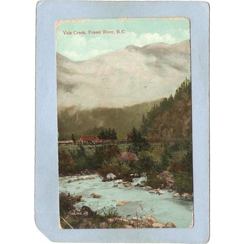CAN Yale Postcard Yale Creek Fraser River can_box1~88