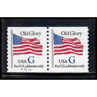 2890 32c G Old Glory Very Fine MNH CNP Left A3314 PA1553