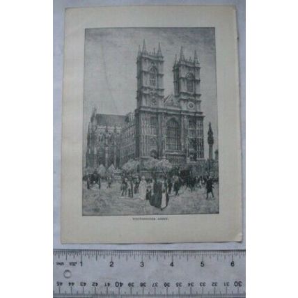 1913 illustration: Westminster Abbey
