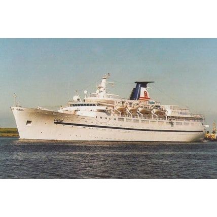 Daphne Costa Cruise Line Ship Rare Billericay Postcard