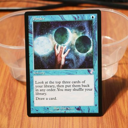 Ponder Time Spiral Remastered (TSR) magic the gathering proxy mtg cards