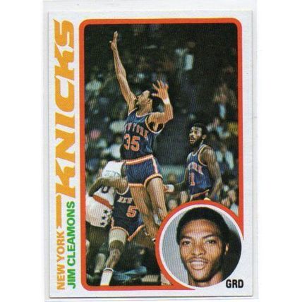 78 79 TOPPS JIM CLEAMONS KNICKS