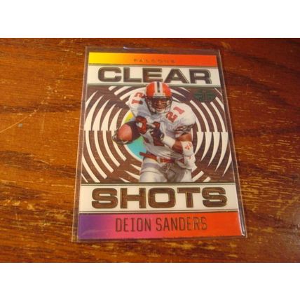 2021 Panini Illusions, Clear Shots, DEIONE SANDERS, Falcons #CS-10