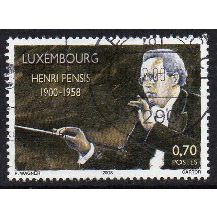 Luxembourg 2008 75th Anniv Luxembourg Philharmonic - Henri Pensis 0,70€ Used