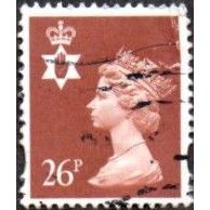 1971-91 Northern Ireland Machin 24p. Value. Chestnut. Fine Used