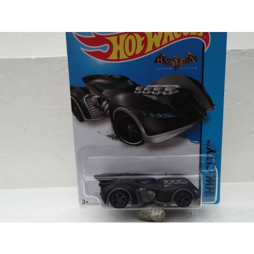 hotwheels batman arkham asylum batmobile(black blue window) boxed good condition