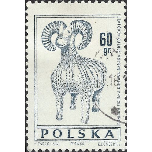 POLAND, MAMMAL, Cattle, european breeding stock, blue 1966, 60gr