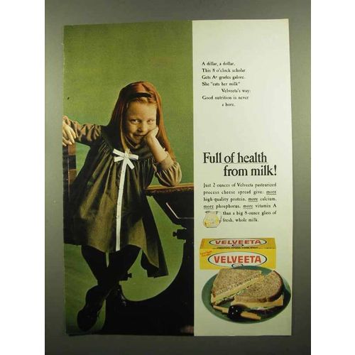 1965 Kraft Velveeta Ad - Full of Health