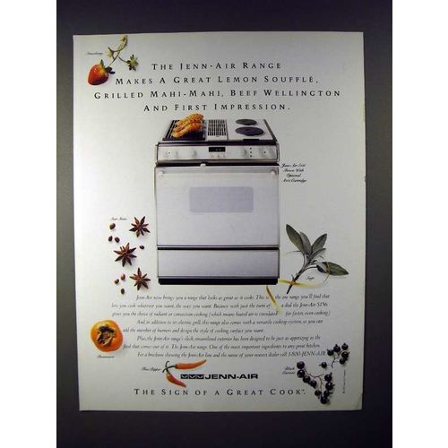 1992 Jenn-Air S156 Grill-Range Ad - First Impression!