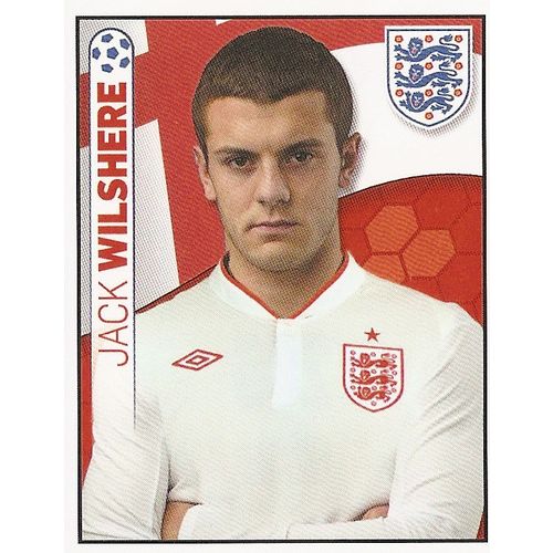 Topps ENGLAND 2012 Stickers: No.286 - England's Midfielder: Wilshere