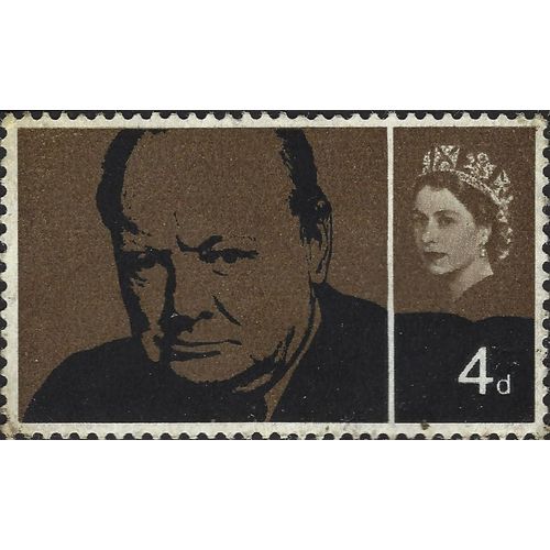 GB, Winston Churchill, brown 1965, 4d