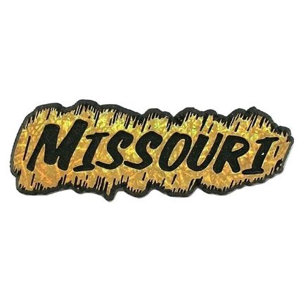 Missouri Gold Prism Fridge Magnet