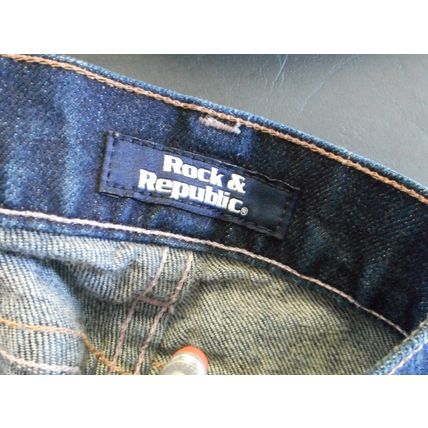 Jeans Rock & Republic 26 Flared Cut 003194 Style KD80250 Embroidery Women