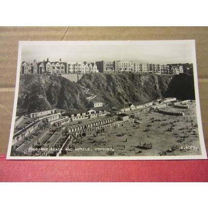 TOLCARNE BEACH, NEWQUAY, CORNWALL. unused vintage postcard. RP by Valentine =