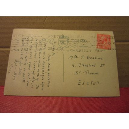 THE BRITISH MUSEUM, LONDON . used antique postcard. 1924 pm National series #