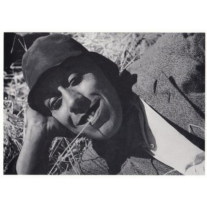 Marcel Pagnol Fanny Film Director Chewing Straw Photo Postcard