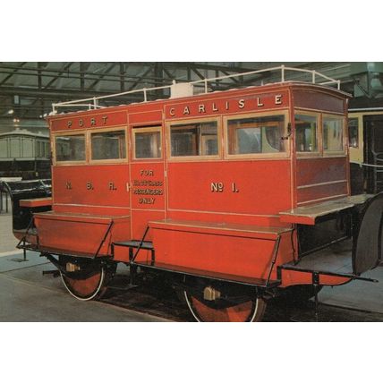 Port Carlisle Dandy Victorian Bus Transport Tram Postcard