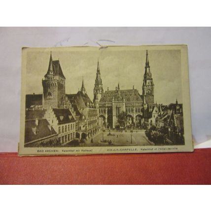 AIX-LA-CHAPELLE, BAD AACHEN, GERMANY unused antique postcard /