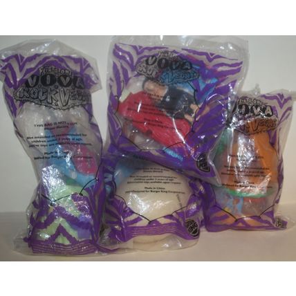 2000 Burger King The Flintstones Viva Rock Vegas Complete Set of 4 Mint