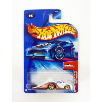 Hot Wheels Crooze Wail Tale #077 First Editions 77/100 White Die-Cast Car 2004