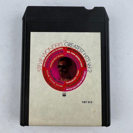 Stevie Wonder Stevie Wonders' Greatest Hits Vol 2 8-Track Tape Cartridge TBT-313