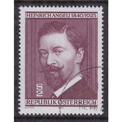 Austria 1975 Heinrich Angeli 2s Fine Used SG 1743 VGC