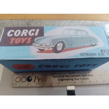 Corgi 210 Citroen D.S. 19 Reproduction /Replica Box