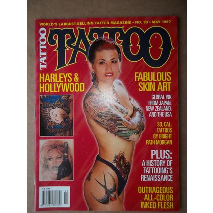 Tattoo Magazine #93 May 1997 Genevra Cuda Janie Padgett Karen Bustard
