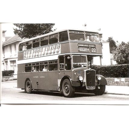 Black & White Photograph of Southern National Omnibus Co. Ltd. - LTA 943