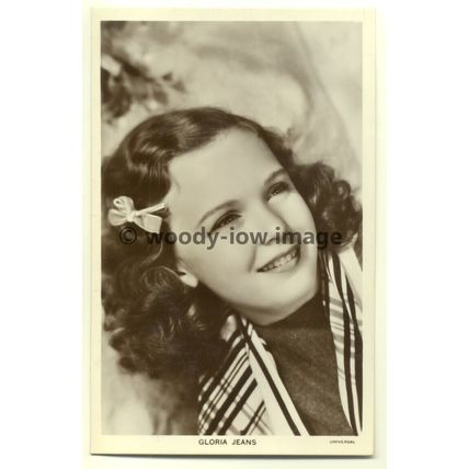 b0814 - Film Actress - Gloria Jeans - Picturegoer postcard no 1312