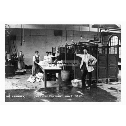 pt2830 - Laundry Room , Fire Station , Manchester , Lancashire - Print 6x4