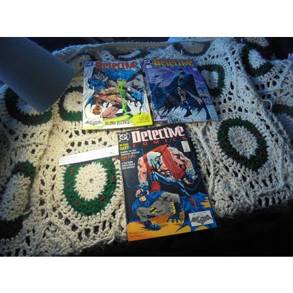 Full Set of AUTOGRAPHED BATMAN COMICS! Detective Comics 598-600!! $75.00 Shipped