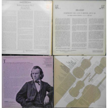 16 Brahms LPs: Bernstein, Milstein, Munch, Szell, Klemperer, Dorati Furtwangler