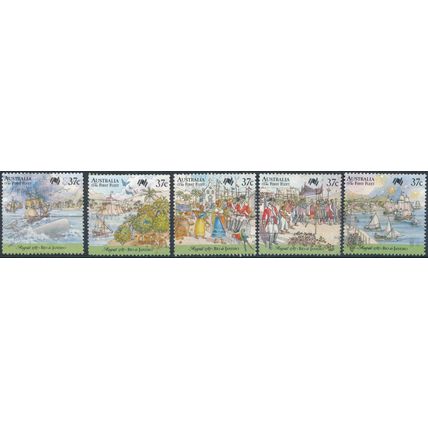 Bicentenary Australian Settlement - Australia 1987 - FH - SG 1077/81