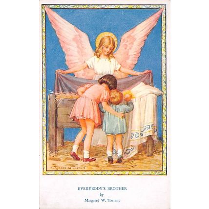 Margaret W Tarrant : Everybody's Brother : Medici Society post card Pkt 36/6183