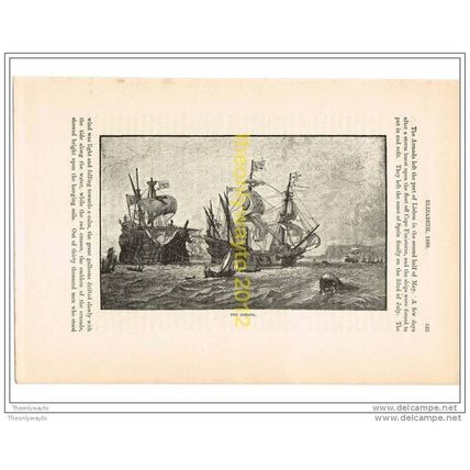 ARMADA, ENGLAND c1588, Illustration, c1870