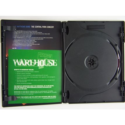 The Dave Matthews Band - The Central Park Concert DVD