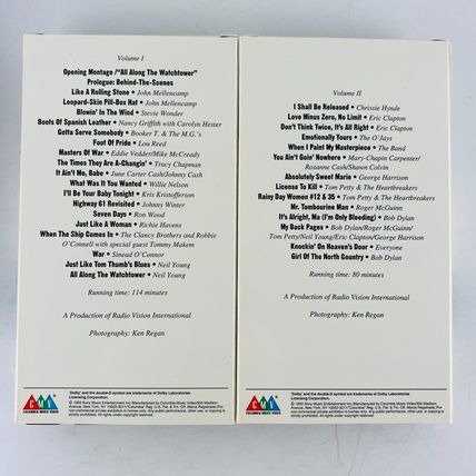 Bob Dylan - The 30th Anniversary Concert Celebration VHS Box Set
