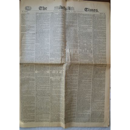 1854 facsimile The Times No. 21,898 Crimea War