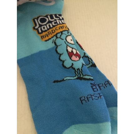 NEW Ad Icons Jolly Ranchers 2 Pairs Low cut Socks - Size 10-13