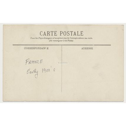 Bateau de pêche. France. Elger Esser early 20th C. RPPC LL 2026