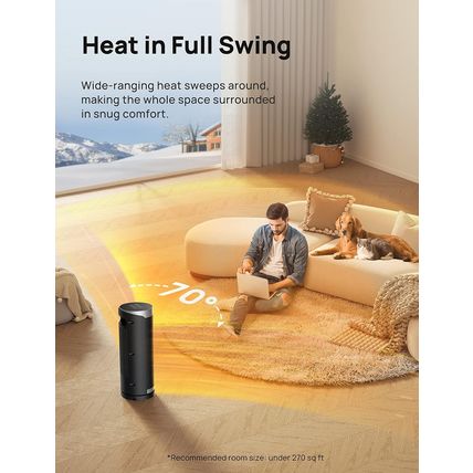 Dreo Space Heaters for Indoor Use, Electric Heater with Remote for Bedroom Large