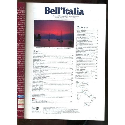 BELL' ITALIA MAGAZINE, MARCH 2003, NO.205, IN ITALIAN Sicilia La Valle Dei Templ
