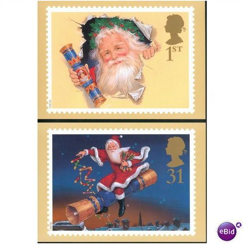 GB PHQ's mint set 1997 - Christmas Crackers - 150th Ann