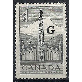 Canada 1953 O195 $1 Black Unmounted Mint ...