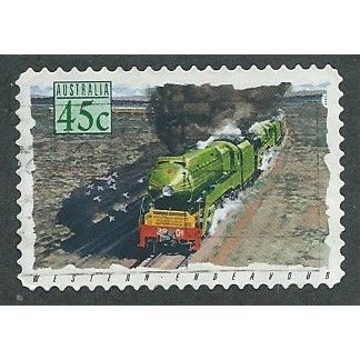 AUS 1993 45c (S/A) 'TRAINS- WESTERN ENDEAVOUR' FINE USED (EBID35-800)