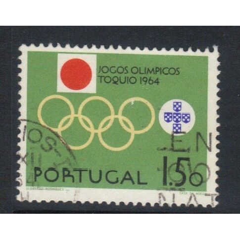 PORTUGAL 1964 OLYMPICS 1.50E VALUE USED SG1256
